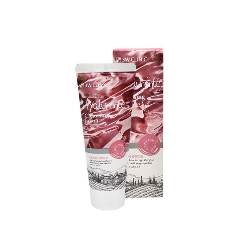 3w Clinic 5 видов очищающей пенки: Гиалуриновая кислота/Авокадо/Цитрон-С/Белый трюфель/Красный женьшень 100мл (20 вариантов)