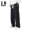 OVERPROTECTIONit Men's High Street Casual Loose Drape Wide-Leg Long Pants