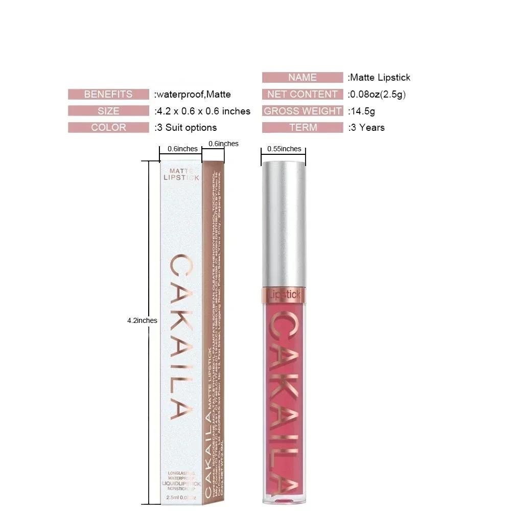 Водостойкая жидкая губная помада Lip Glaze Matte Velvet Lipstick Lip Gloss Стойкий не оставляющий следов красный макияж Cosmetic Nude