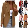Women's Fashion Casual Suit Long Sleeve Slim Comfortable Cardigan Coat