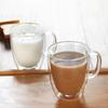 Cappuccino Latte for Juice Milk Glass Cup Coffee Mug Tea Cup Dinking Glasses Insulated Glass Cup