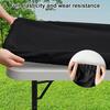 Outdoor Picnic Table Cloth with Elastic Edge Windproof Wear Resistant Waterproof Camping Washable Patio Table Cover Protector