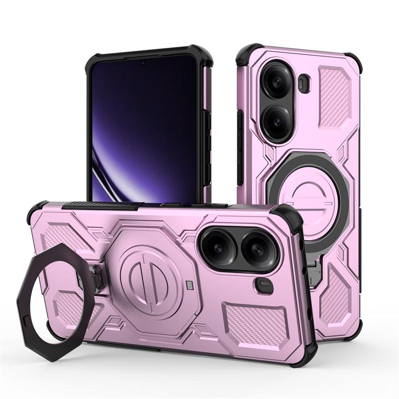 Совместимый с чехлом для телефона Xiaomi POCO X7 Pro, подставка 360, ударопрочный защитный чехол для Xiaomi POCO F8 Ultra
