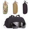 Нейлоновый чехол для очков MOLLE 1000D, ударопрочный защитный чехол для очков для охоты, портативный наружный чехол для солнцезащитных очков
