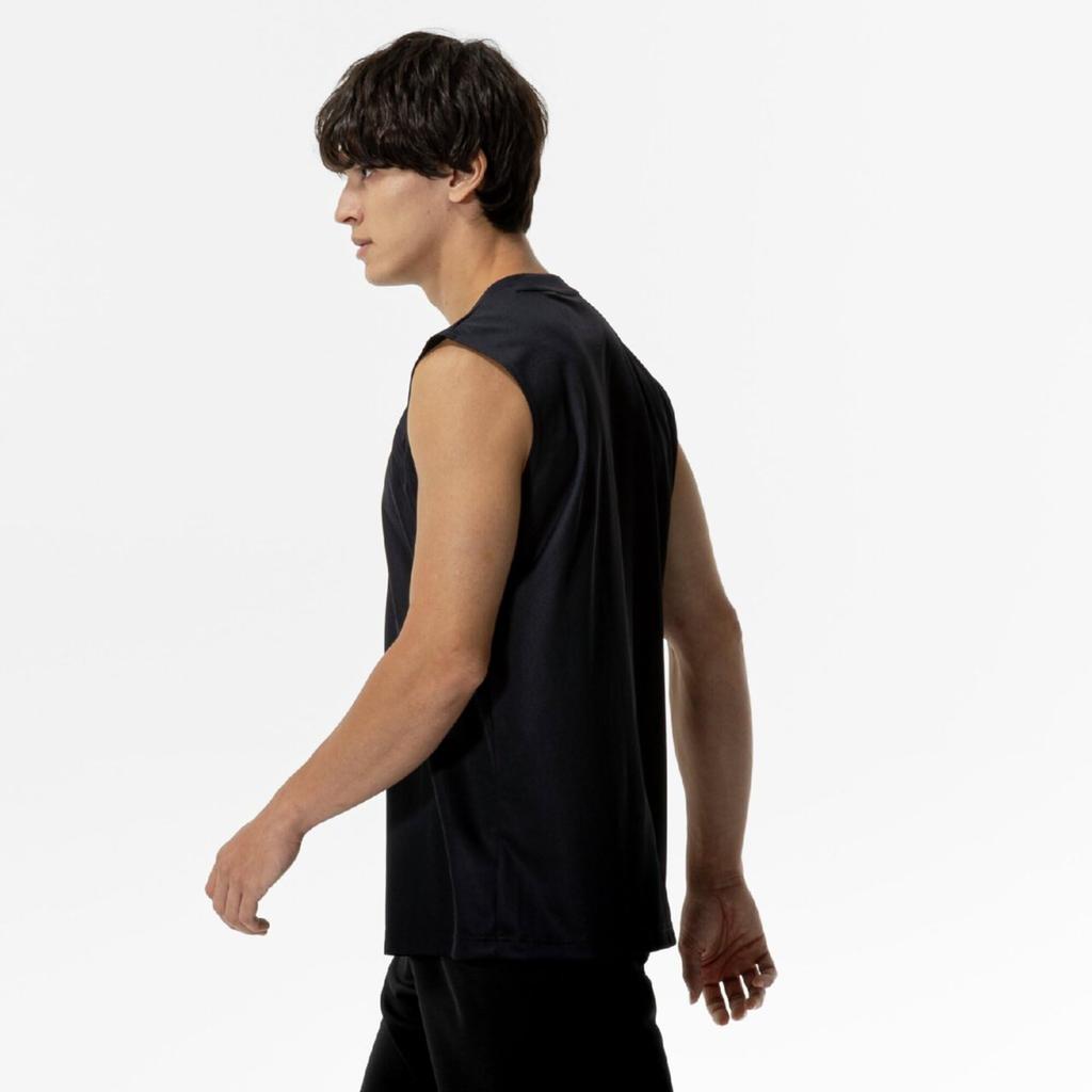 Тренировочная одежда майка без рукавов Navi Dry влагоотводящая быстросохнущая термобелье 32MAC199 [Mizuno] Черный/Белый