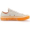 Кеды Chuck 70 Wmns Converse Низкие с принтом Love - Кремовый Женские 563474C