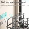 Modern Carbon Steel Kitchen Wall-Mounted Organizer Rack