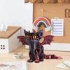 3D-печатная многосуставная фигурка, подвижный ангел, демоны, кошка, фигурка животного для украшения стола и дома