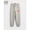 Gap Детские штаны-джоггеры для малышей 2025 Осень-Зима Новые с мультяшным логотипом, нанесенным методом шелкографии, Детские спортивные штаны, Американская версия 822051