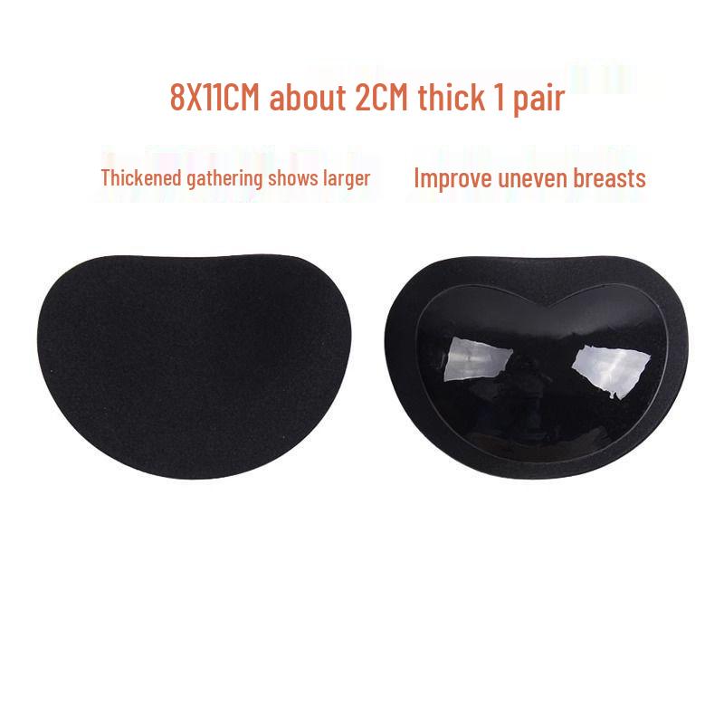 Треугольные самоклеящиеся пуш-ап накладки для груди для женщин - Невидимые губчатые вставки для купальников и нижнего белья