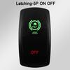 Waterproof LED Rocker Switch for Boat RV Truck | Green/Red Light 12V/24V ON-OFF/ON-OFF-ON for Exhaust Heat AC Lights