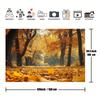1 шт. осенний лесной полиэстеровый фон, фон для фотосъемки с осенними кленовыми листьями, подходит для украшения осенней вечеринки