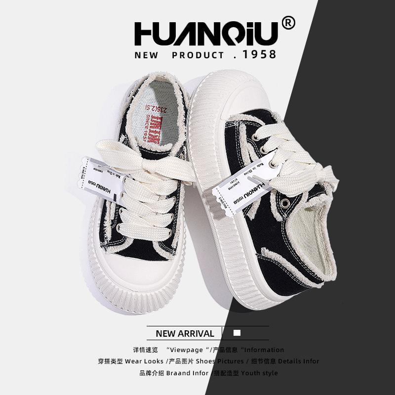 Глобальные парусиновые туфли женские ZHQ-XA516 новые летние универсальные маленькие женские туфли повседневные маленькие белые туфли женские туфли тренд