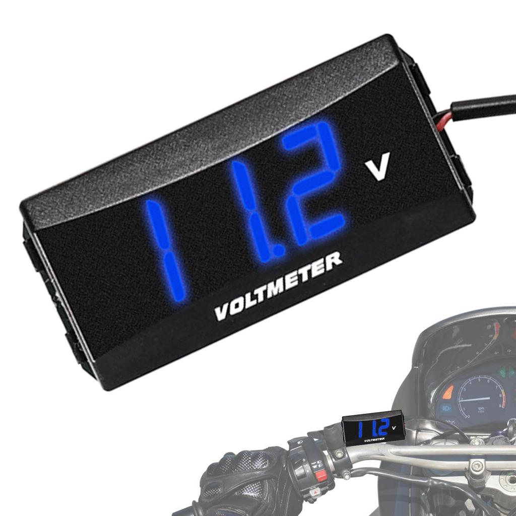 Voltmeter - Waterproof LED Car Voltmeter, Digital Voltmeter | Portable Digital Voltmeter,