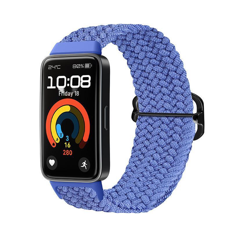 Регулируемый плетеный браслет для часов Huawei Band 8/9/10 NFC