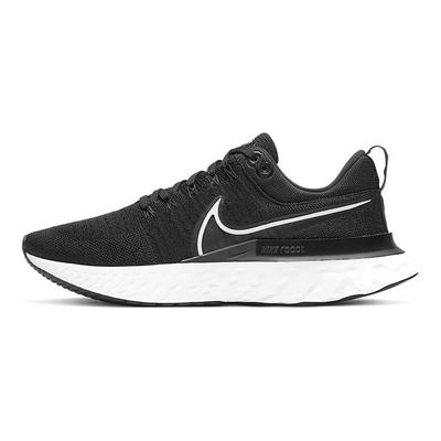 React Infinity Run Flyknit 2 Черные мужские кроссовки Белые железно-серые CT2357-002