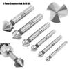 90 Degree Hard Metals 3 Flute Cutter Tool Hand Power Tools Countersink Drill Bit Three Edge Chamfer