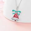 Snowman Geometric Bell Heart Snowflake Necklace Zinc Alloy Chain Women Jewelry