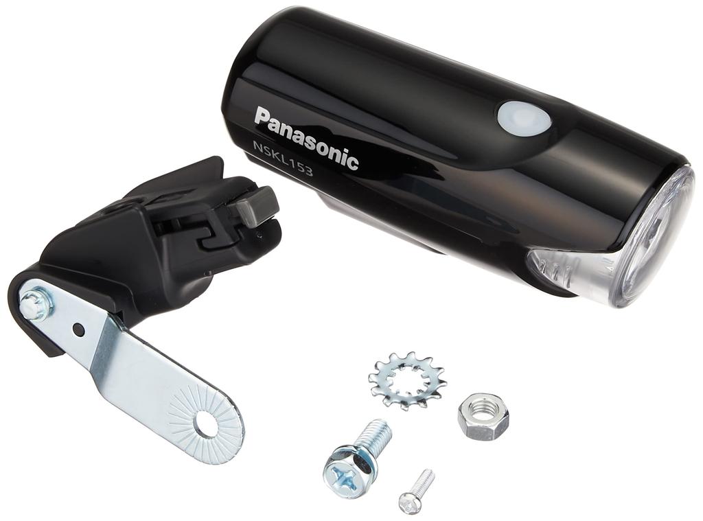 Panasonic Светодиодная умная лампа для 40 мм шириной x 110 мм глубиной x 42 мм высотой NSKL153-B Велосипеды, Черный,