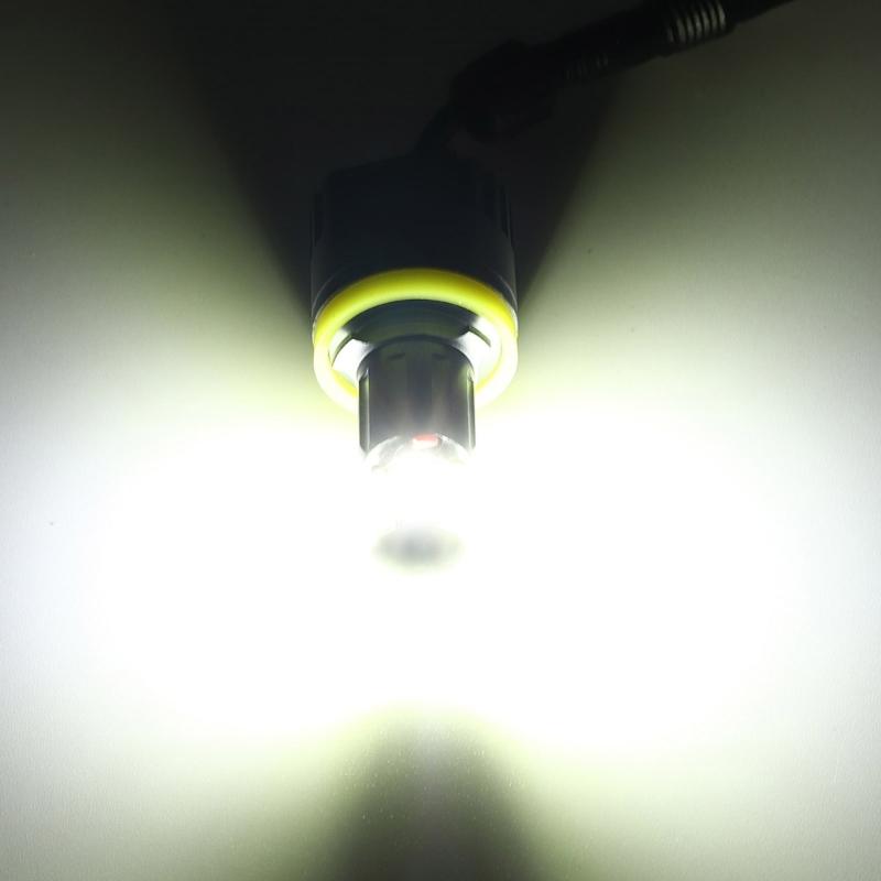 6-сторонние светодиодные фары Angel Eyes H8 120 Вт 6000 К белые огни система двойного охлаждения для E90 E92 E60 E70