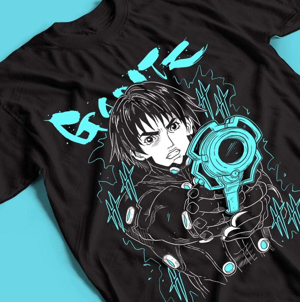 Gantz Anime Shirt, Japanese Manga Graphic T-Shirt, Aesthetic Anime Tee, Unisex Otaku Streetwear, Anime Fan Apparel, Manga Lover Gift