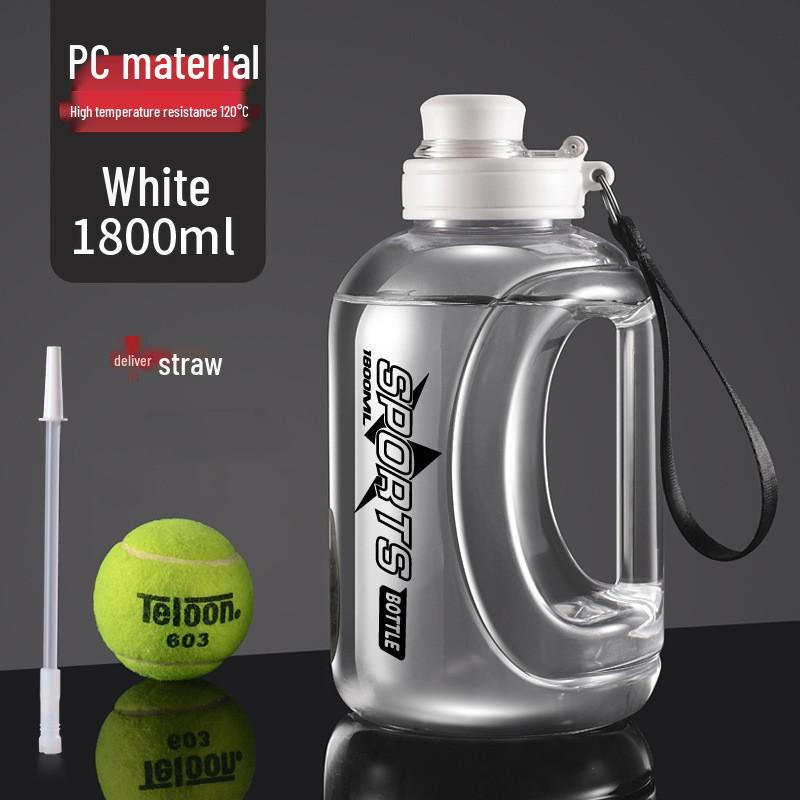Large Capacity High-Temp Resistant Sports Water Bottle - Ton Ton Portable Plastic Cup & Barrel