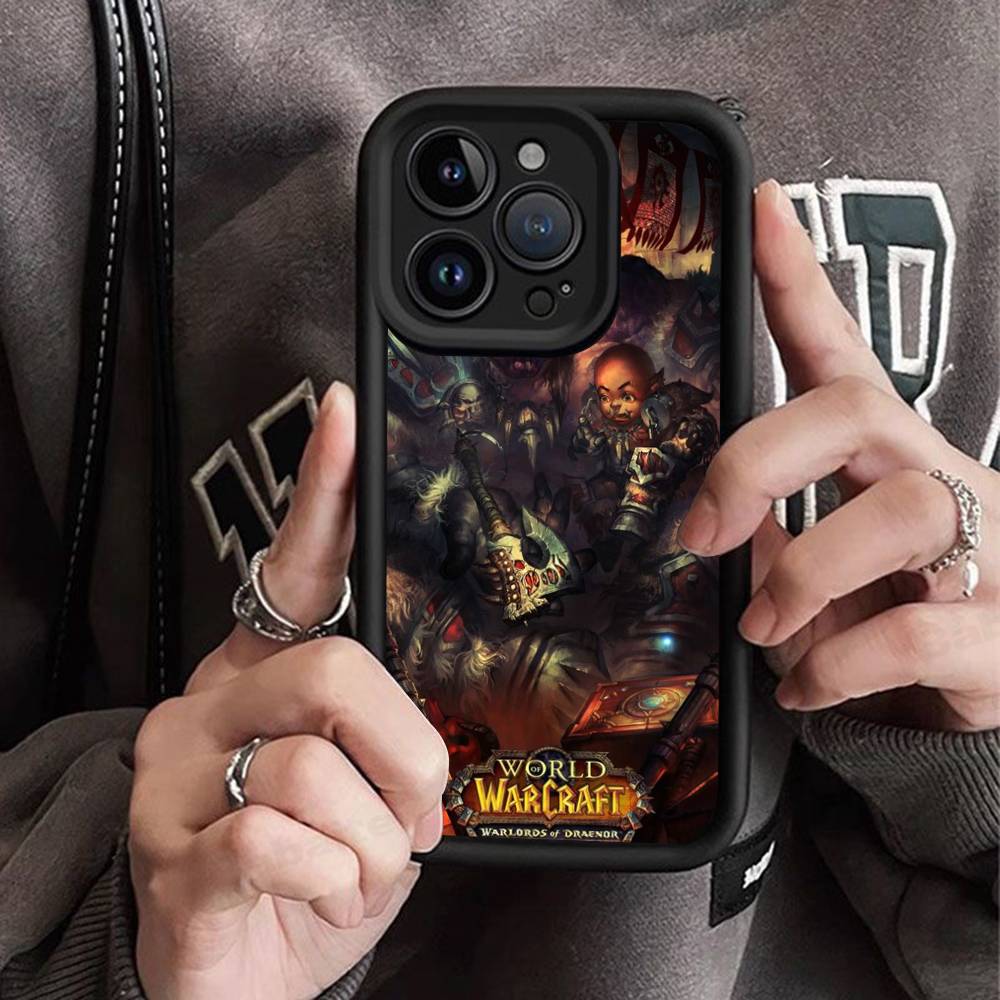 Чехол для телефона W-Warcrafts Of the W-World для iPhone 17 16 15 14 13 12 11 Pro Max, противоударный, мягкий чехол
