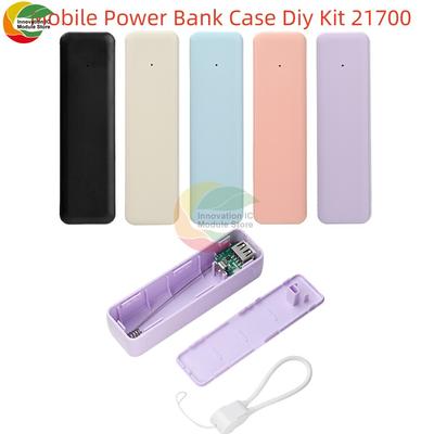 Корпус для Power Bank своими руками, набор для сборки, держатель для аккумуляторов 21700, портативный Power Bank Type-c с кабелем, без аккумулятора