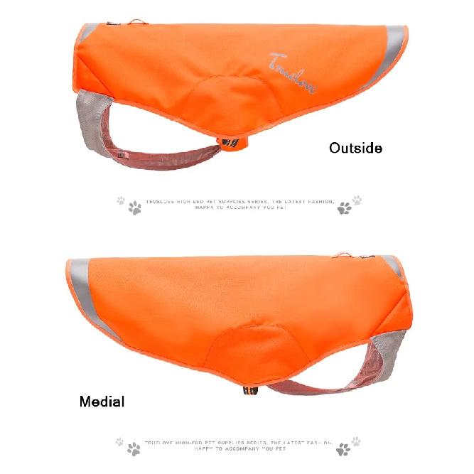 Truelove Pet Dog Clothes Reflective Waterproof Breathable Adjustable Outdoor Dog Coat Jacket Pet Apparel TLG2681