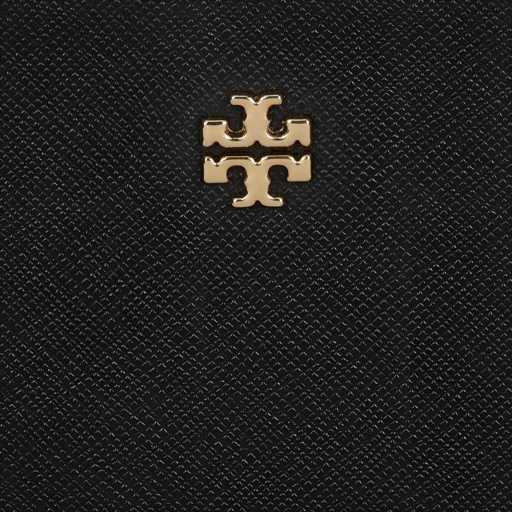 Tory Burch Женская сумка-подмышка с логотипом и застежкой-молнией Черная 171577-001
