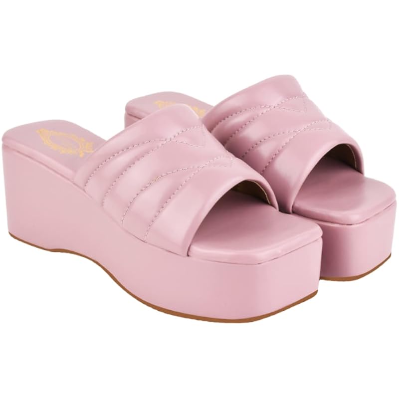 Shoetopia Туфли на платформе ретро-стиля лилового цвета для женщин и девочек / UK 4