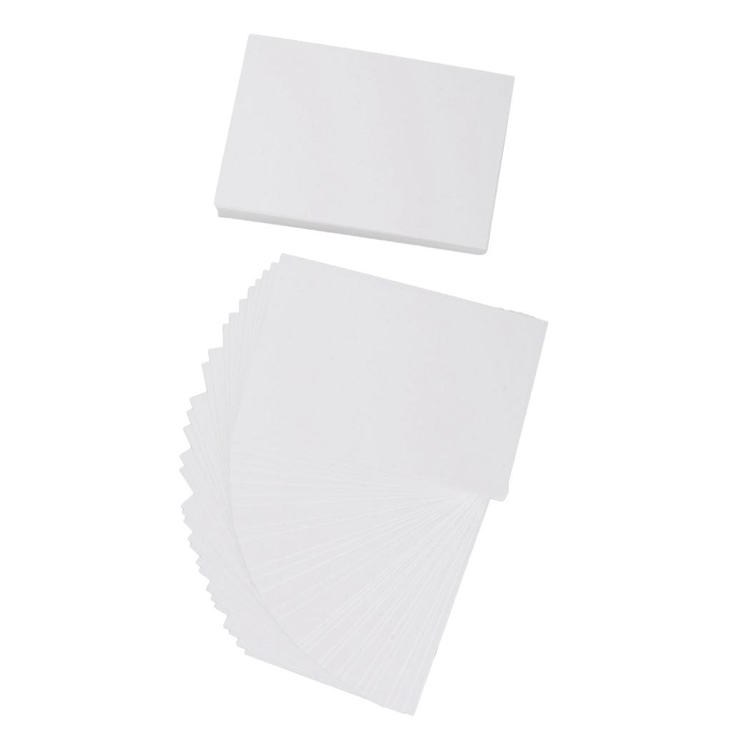 100Pcs 4x6 Blank Cards White Blank 4x6in Premium Paper Wide Application Blank Postcards for Art