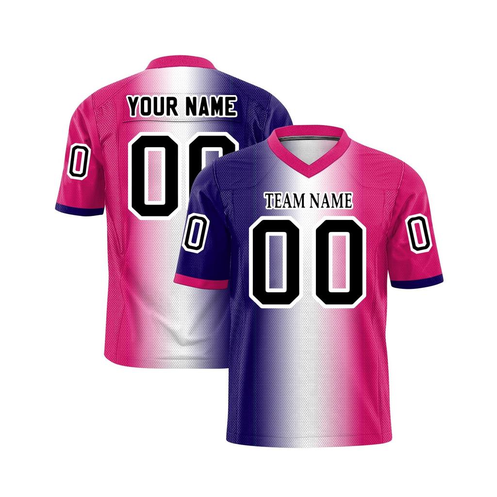 Custom Football Jerseys Personalized Printed Team Name & Number Sports Uniform For Men Women Youth
