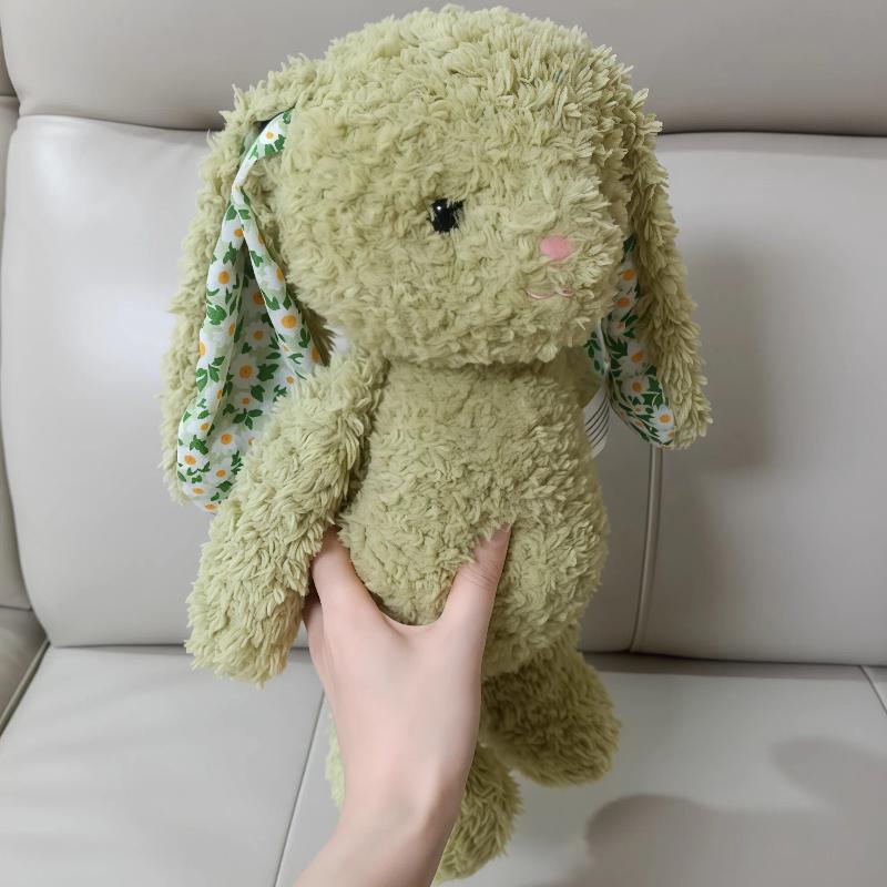 Плюшевая игрушка Ями Кролик Плюшевый Супермягкий Милая кукла-кролик Успокаивающая кукла Подарок на день рождения Наполненный хлопком Дружелюбный к коже Тканевая игрушка