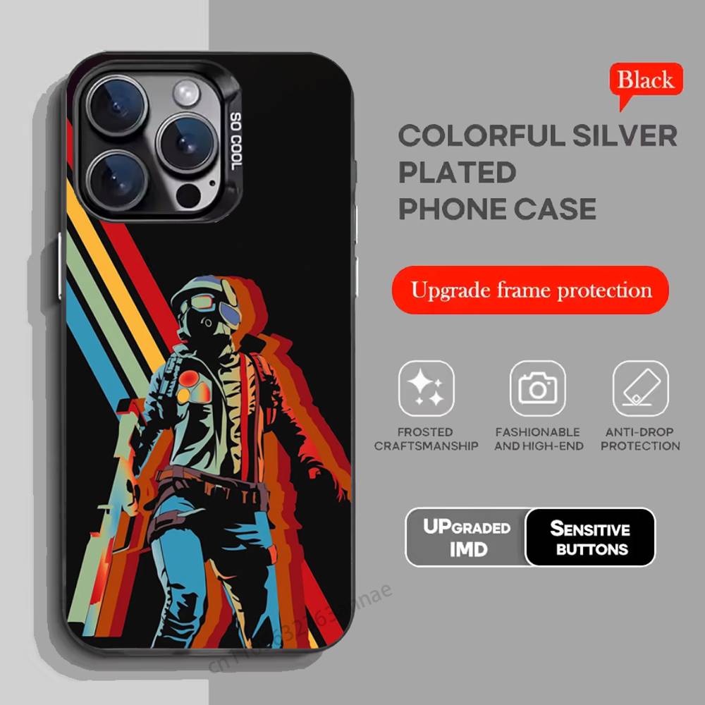 HOT GAME A-ARC Raiders Phone Case For iPhone 17,16,15,14,13,12,11,Pro,Max,Plus,Mini,X,XS,XR,8,S,SE Soft Black Case
