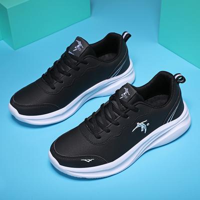 Женская обувь Joni Danlai Кроссовки Женские 2025 Весна Новая Кожаная Женская Повседневная Рабочая Обувь Водонепроницаемые Кроссовки для Бега