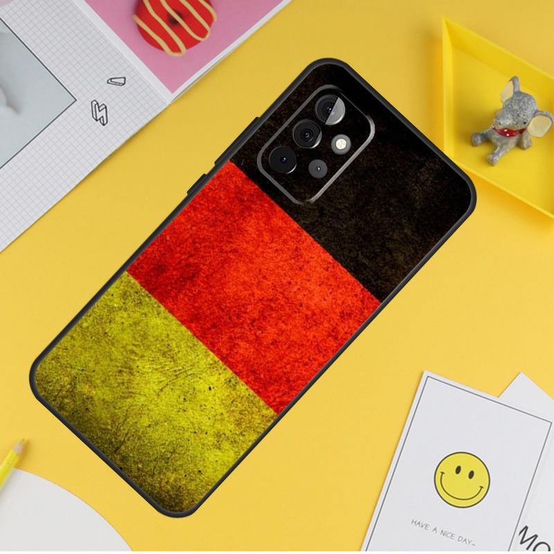 Чехол с флагом Германии для Samsung Galaxy A34 A35 A14 A15 A25 A53 A33 A13 A52 A32 A12 A51 A71 A54 A55