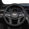 Suitable for Cadillac Ultra-Thin Breathable Leather Steering Wheel Cover Suitable for Cts 2013 Ct4 Carbon Interior Ct5 Xt5 Xt4 Xt6 Escalade Srx X