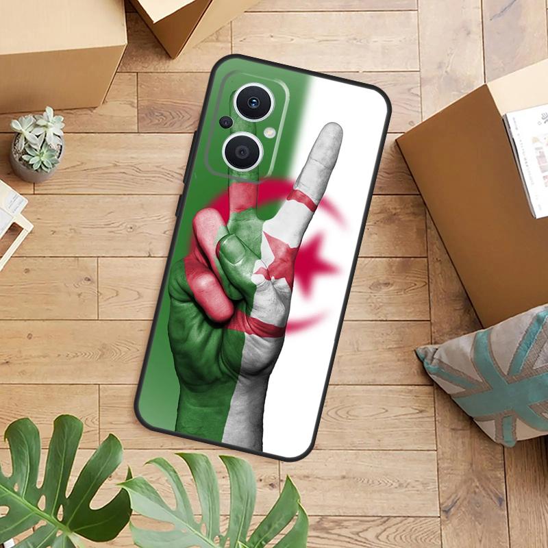 Флаг Алжира Алжирский чехол для OPPO Reno 13F 14F 12F 10 11 12 13 14 Pro 8T 7 8 Lite OPPO Find X9 X6 X5 X8 Pro Чехол