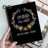 End of Life Planner Notebook A4 Size 73 Sheets Thick Paper Compact Lightweight Coil-Bound Death Binder Kit