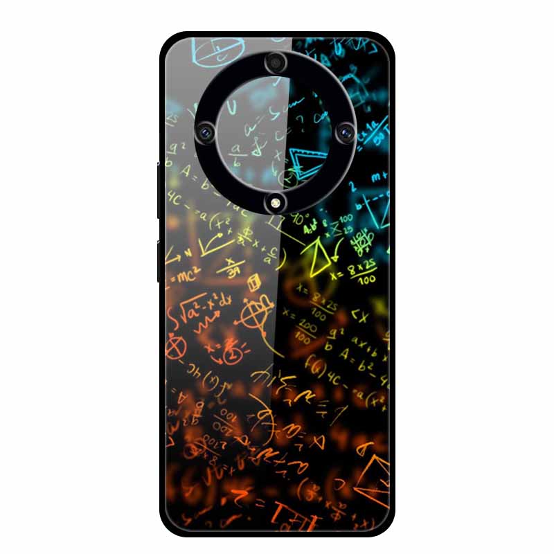 Закаленное Стекло Чехол для Honor Magic5 Lite 5G Крышка Роскошная Жесткая Задняя Крышка для Huawei Honor Magic 5 Lite Чехлы Защитные Модные