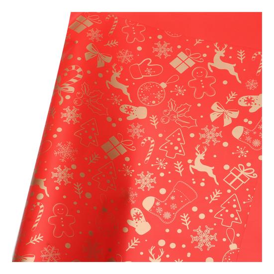 20 Sheets Christmas Wrapping Paper 22" X 22" Holiday Gift Wrap with Christmas Tree Snowflake Pattern for Party DIY Crafts Presents