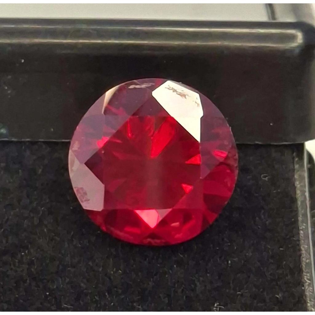 Natural Red Ruby Mozambique 8-10 Ct Round Cut Certified Beautiful Gemstone