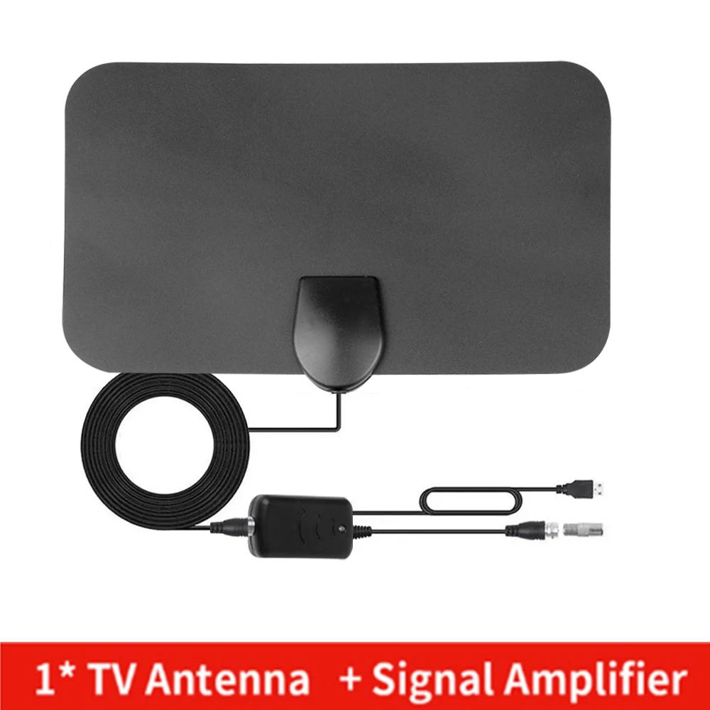 Портативная HD ТВ-антенна - Усиленная цифровая антенна 30 дБи с DVB (Внутри снаружи)