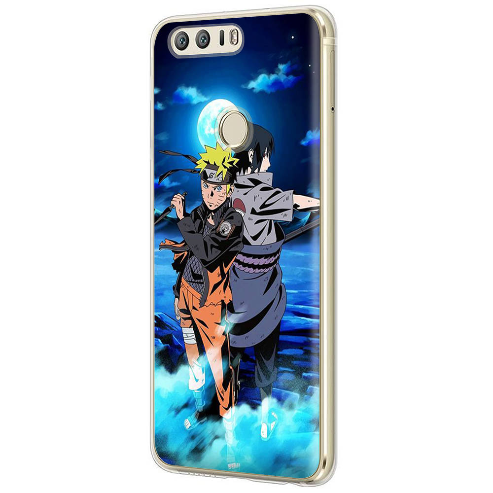 Чехол DT32 Naruto Sasuke для Samsung A04 A14 A23 A34 A54 M23 M33 M52 M53 Realme 10 9 C30S C35 C55 VIVO Y02S Y21 Y33S Y51 X80 Pro Прозрачная крышка