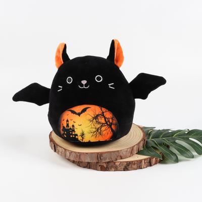Кошка летучая мышь эльф Хэллоуин печатный кошка летучая мышь орнамент атмосфера плюшевая кукла игрушка кукла