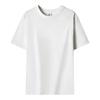 300g Thick T-shirt New Heavy Short-sleeved Front Shoulder Men's Pure Cotton Round Neck Men's Clothing