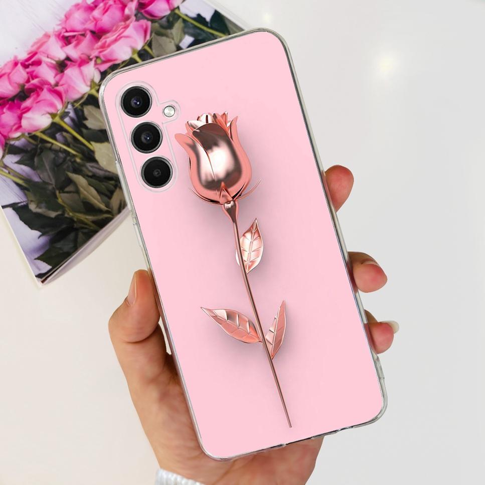 Чехол для Samsung Galaxy A34 5G 6.6" Милый Кот Астронавт Мягкий Силикон ТПУ Чехол для Samsung a34 A34 5G Ударопрочный Чехол для Телефона Funda