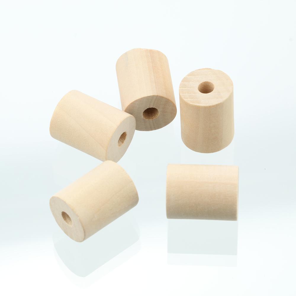 15 шт. 25 мм 30 мм 40 мм Большие бусины в форме цилиндра из натурального дерева ручной работы с большим отверстием для DIY поделок, деревообработки, аксессуары для изготовления ювелирных изделий