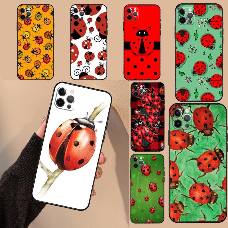 Чехол-божья коровка для Oppo A76 A96 A16 A17 A18 A60 A80 A40 A38 A58 A78 A98 A94 A74 A54 A15 A57 A77 A5 Pro